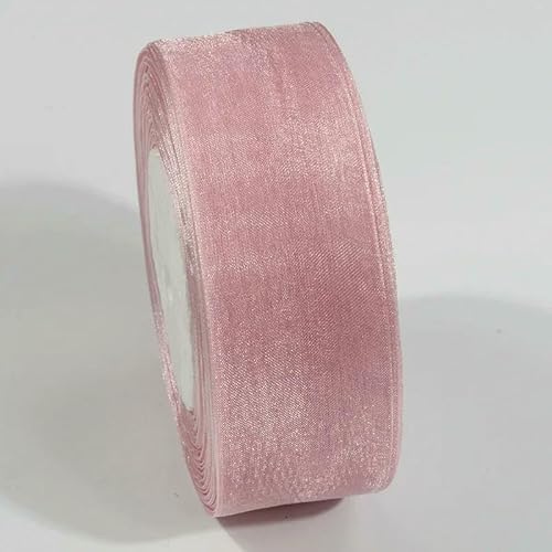 Durchsichtiges Chiffonband, 10 mm, 20 mm, Organza-Satinbänder für Geschenkverpackungen, Hochzeitssträuße, Party-Kranz, DIY, Spitzenstoff, 9,1 m von EZVFIRPDFZ