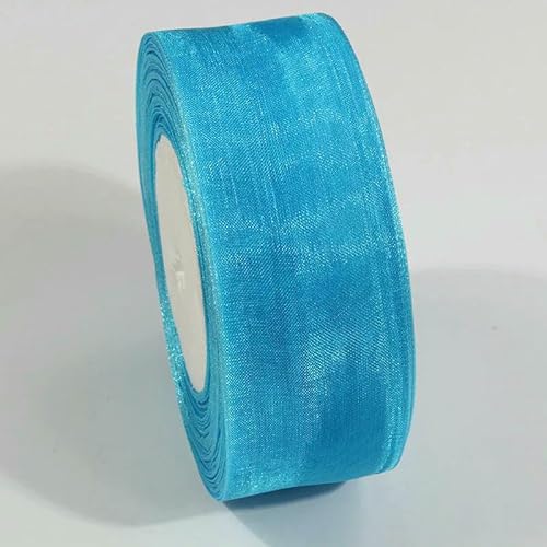 Durchsichtiges Chiffonband, 10 mm, 20 mm, Organza-Satinbänder für Geschenkverpackungen, Hochzeitssträuße, Party-Kranz, DIY, Spitzenstoff, 9,1 m von EZVFIRPDFZ