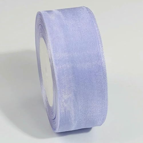 Durchsichtiges Chiffonband, 10 mm, 20 mm, Organza-Satinbänder für Geschenkverpackungen, Hochzeitssträuße, Party-Kranz, DIY, Spitzenstoff, 9,1 m von EZVFIRPDFZ
