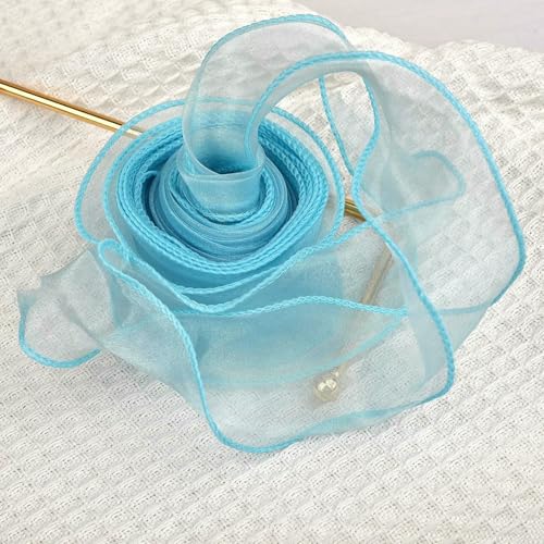 Durchsichtiges Chiffonband, Organza-Satinbänder für Geschenkverpackungen, Dekoration, Hochzeitssträuße, Kranz, Nähzubehör, Stoff, 2,2 / 10 m Durchsichtiges Chiffonband, Organza-Satinbänder für Geschenkverpackungen, Dekoration, Hochzeitssträuße, Kranz, Nähzubehör, Stoff, 2,2 / 10 m von EZVFIRPDFZ