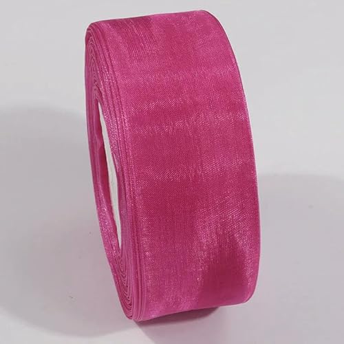 Durchsichtiges Chiffonband, Organza-Satinbänder für Geschenkverpackungen, Dekoration, Hochzeitssträuße, Party-Kranz, Spitzenstoff, 9,1 m Durchsichtiges Chiffonband, Organza-Satinbänder für Geschenkverpackungen, Dekoration, Hochzeitssträuße, Party-Kranz, Spitzenstoff, 9,1 m von EZVFIRPDFZ