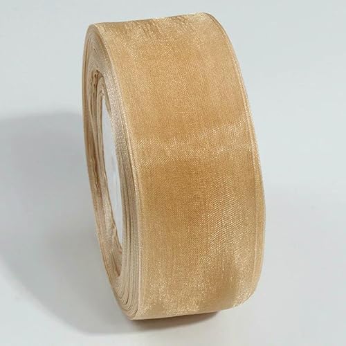 Durchsichtiges Chiffonband, Organza-Satinbänder für Geschenkverpackungen, Dekoration, Hochzeitssträuße, Party-Kranz, Spitzenstoff, 9,1 m Durchsichtiges Chiffonband, Organza-Satinbänder für Geschenkverpackungen, Dekoration, Hochzeitssträuße, Party-Kranz, Spitzenstoff, 9,1 m von EZVFIRPDFZ