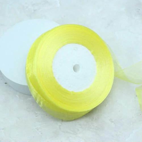 Durchsichtiges Chiffonband, Organza-Satinbänder für Geschenkverpackungen, Hochzeitsdekoration, Blumensträuße, Party-Kranz, Bastelarbeiten, 45,7 m Durchsichtiges Chiffonband, Organza-Satinbänder für Geschenkverpackungen, Hochzeitsdekoration, Blumensträuße, Party-Kranz, Bastelarbeiten, 45,7 m von EZVFIRPDFZ
