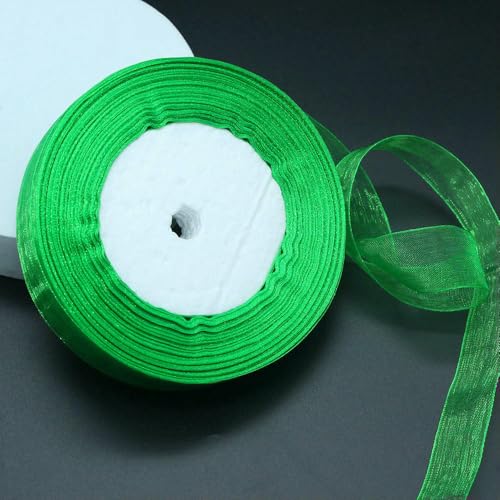 Durchsichtiges Chiffonband, Organza-Satinband, 2,5 cm, 45,7 m, DIY-Geschenkverpackung, Dekoration, Hochzeitsband, Nähzubehör, Stoff Durchsichtiges Chiffonband, Organza-Satinband, 2,5 cm, 45,7 m, DIY-Geschenkverpackung, Dekoration, Hochzeitsband, Nähzubehör, Stoff von EZVFIRPDFZ