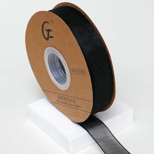 Durchsichtiges Chiffonband, Organza-Satinband, 2,5 cm, 45,7 m, DIY-Geschenkverpackung, Dekoration, Hochzeitsdekoration, Nähbedarf, Stoff Durchsichtiges Chiffonband, Organza-Satinband, 2,5 cm, 45,7 m, DIY-Geschenkverpackung, Dekoration, Hochzeitsdekoration, Nähbedarf, Stoff von EZVFIRPDFZ