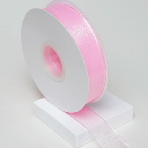 Durchsichtiges Chiffonband, Organza-Satinband, 2,5 cm, 45,7 m, DIY-Geschenkverpackung, Dekoration, Hochzeitsdekoration, Nähbedarf, Stoff Durchsichtiges Chiffonband, Organza-Satinband, 2,5 cm, 45,7 m, DIY-Geschenkverpackung, Dekoration, Hochzeitsdekoration, Nähbedarf, Stoff von EZVFIRPDFZ