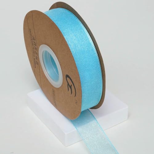 Durchsichtiges Chiffonband, Organza-Satinband, 2,5 cm, 45,7 m, DIY-Geschenkverpackung, Dekoration, Hochzeitsdekoration, Nähbedarf, Stoff Durchsichtiges Chiffonband, Organza-Satinband, 2,5 cm, 45,7 m, DIY-Geschenkverpackung, Dekoration, Hochzeitsdekoration, Nähbedarf, Stoff von EZVFIRPDFZ