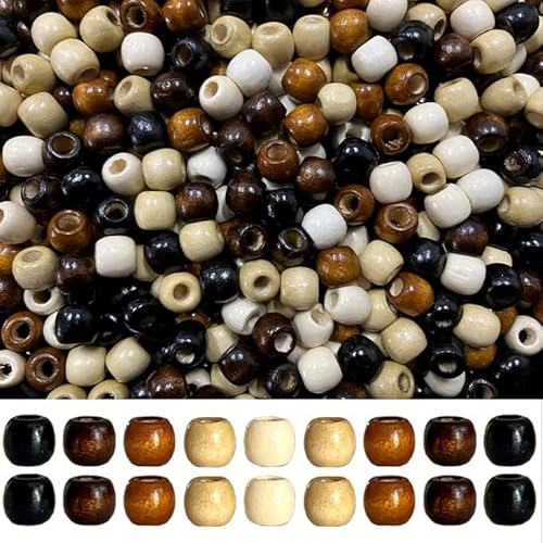 Holzperlen für Makramee, Rosenkranz, Armband, Schmuckherstellung, Naturbraun, Naturbraun, 1000 Stück Holzperlen für Makramee, Rosenkranz, Armband, Schmuckherstellung, Naturbraun, Naturbraun, 1000 Stück von EZVFIRPDFZ