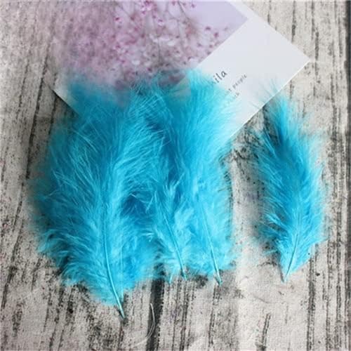 Natürliche Federn, 10–15 cm, Türkei-Feder, flauschiges Hochzeitskleid, DIY-Schmuck, Dekoration, Zubehör, Seeblau, 300 Stück Natürliche Federn, 10–15 cm, Türkei-Feder, flauschiges Hochzeitskleid, DIY-Schmuck, Dekoration, Zubehör, Seeblau, 300 Stück von EZVFIRPDFZ
