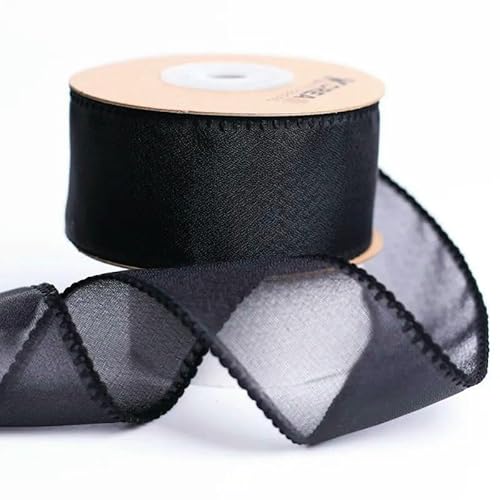 Organzaband, handgefertigt, 9,1 m, DIY-Zubehör, Mädchen, Haarspangen, Schleife, Satin, Gaze, Voile, Paspelband Organzaband, handgefertigt, 9,1 m, DIY-Zubehör, Mädchen, Haarspangen, Schleife, Satin, Gaze, Voile, Paspelband von EZVFIRPDFZ