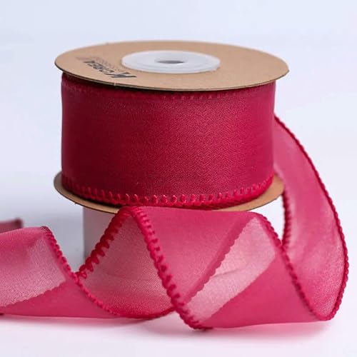 Organzaband, handgefertigt, 9,1 m, DIY-Zubehör, Mädchen, Haarspangen, Schleife, Satin, Gaze, Voile, Paspelband Organzaband, handgefertigt, 9,1 m, DIY-Zubehör, Mädchen, Haarspangen, Schleife, Satin, Gaze, Voile, Paspelband von EZVFIRPDFZ