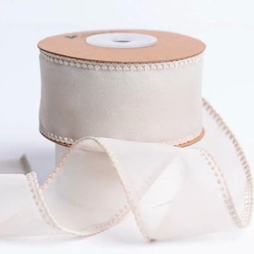Organzaband, handgefertigt, 9,1 m, DIY-Zubehör, Mädchen, Haarspangen, Schleife, Satin, Gaze, Voile, Paspelband Organzaband, handgefertigt, 9,1 m, DIY-Zubehör, Mädchen, Haarspangen, Schleife, Satin, Gaze, Voile, Paspelband von EZVFIRPDFZ