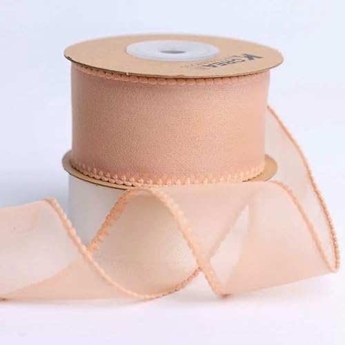 Organzaband, handgefertigt, 9,1 m, DIY-Zubehör, Mädchen, Haarspangen, Schleife, Satin, Gaze, Voile, Paspelband Organzaband, handgefertigt, 9,1 m, DIY-Zubehör, Mädchen, Haarspangen, Schleife, Satin, Gaze, Voile, Paspelband von EZVFIRPDFZ