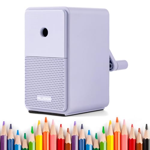 EZWORK Manueller Bleistiftspitzer, farbiger Bleistiftspitzer mit verstellbarer Spitze, Klinge aus legiertem Stahl zum schnellen Schärfen, automatische Handkurbel, für Kinder, Klassenzimmer, Zuhause EZWORK Manueller Bleistiftspitzer, farbiger Bleistiftspitzer mit verstellbarer Spitze, Klinge aus legiertem Stahl zum schnellen Schärfen, automatische Handkurbel, für Kinder, Klassenzimmer, Zuhause von EZWORK