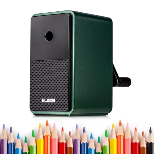 EZWORK Manueller Bleistiftspitzer, farbiger Bleistiftspitzer mit verstellbarer Spitze, Klinge aus legiertem Stahl zum schnellen Schärfen, automatische Handkurbel, für Kinder, Klassenzimmer, Zuhause EZWORK Manueller Bleistiftspitzer, farbiger Bleistiftspitzer mit verstellbarer Spitze, Klinge aus legiertem Stahl zum schnellen Schärfen, automatische Handkurbel, für Kinder, Klassenzimmer, Zuhause von EZWORK