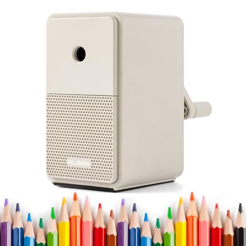 EZWORK Manueller Bleistiftspitzer, farbiger Bleistiftspitzer mit verstellbarer Spitze, Klinge aus legiertem Stahl zum schnellen Schärfen, automatische Handkurbel, für Kinder, Klassenzimmer, Zuhause EZWORK Manueller Bleistiftspitzer, farbiger Bleistiftspitzer mit verstellbarer Spitze, Klinge aus legiertem Stahl zum schnellen Schärfen, automatische Handkurbel, für Kinder, Klassenzimmer, Zuhause von EZWORK