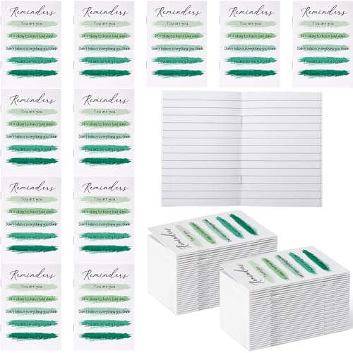 Eaasty Notizbücher für psychische Gesundheit, Notizbücher, Tagebuch, grüne Schleife, inspirierende Geschenke für Mitarbeiter, Kollegen, Lehrer, Freiwillige, 100 Stück Eaasty Notizbücher für psychische Gesundheit, Notizbücher, Tagebuch, grüne Schleife, inspirierende Geschenke für Mitarbeiter, Kollegen, Lehrer, Freiwillige, 100 Stück von Eaasty