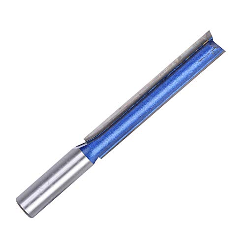 1/2 Schaft Lang Gerade Bündig Trim Router Bit, YG6 Legierungs-Cutter Kopf, Rostfest, für Holz Einrasten, 45 # Kohlenstoffs Tahl Körper, 1/2x1/2x3 Größe, für Profis und Bastler 1/2 Schaft Lang Gerade Bündig Trim Router Bit, YG6 Legierungs-Cutter Kopf, Rostfest, für Holz Einrasten, 45 # Kohlenstoffs Tahl Körper, 1/2x1/2x3 Größe, für Profis und Bastler von Eacam