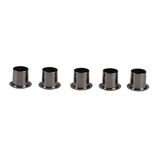 100PCS Metall Niet Ösen, Aus Gezeichnete Metall Runde Ösen, Leder Handarbeit Zubehör, für Taschen, Gürtel, Armbänder, Schuhe (6 mm) von Eacam