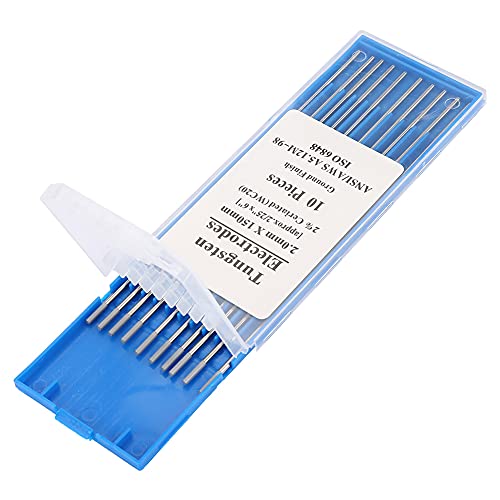 10pcs WC20 Cerium Wolfram -Tig -Elektroden Edelstahl Kohlenstoffstahlschweißkit (2,0 mm*150 mm) von Eacam