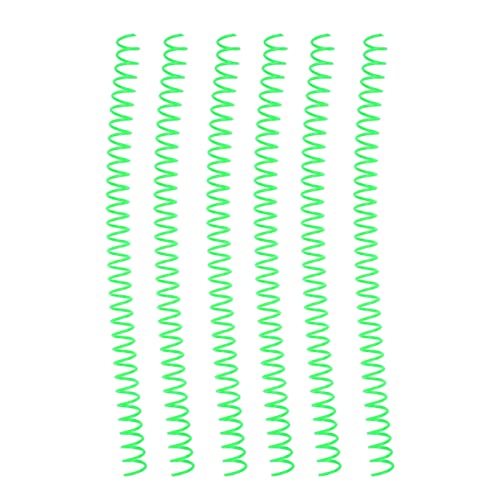 20pcs Spiralbindungsspule, Große Kapazität 30 Löcher 13mm Durchmesser Kit für Büro, Klassenzimmer, Bibliothek (Grün) von Eacam