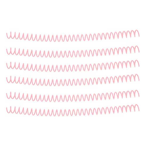 20pcs Spiralbindungsspule, Große Kapazität 30 Löcher 13mm Durchmesser Kit für Büro, Klassenzimmer, Bibliothek (Rosenate) von Eacam