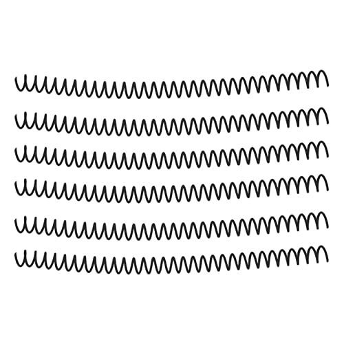 20pcs Spiralbindungsspule, Große Kapazität 30 Löcher 13mm Durchmesser Kit für Büro, Klassenzimmer, Bibliothek (Schwarz) von Eacam