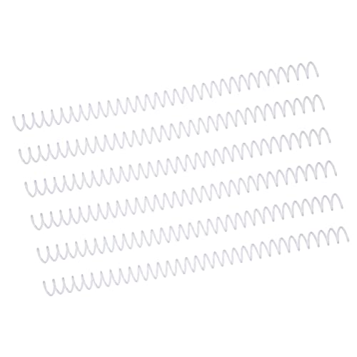 20pcs Spiralbindungsspule, Große Kapazität 30 Löcher 13mm Durchmesser Kit für Büro, Klassenzimmer, Bibliothek (Transparent) von Eacam
