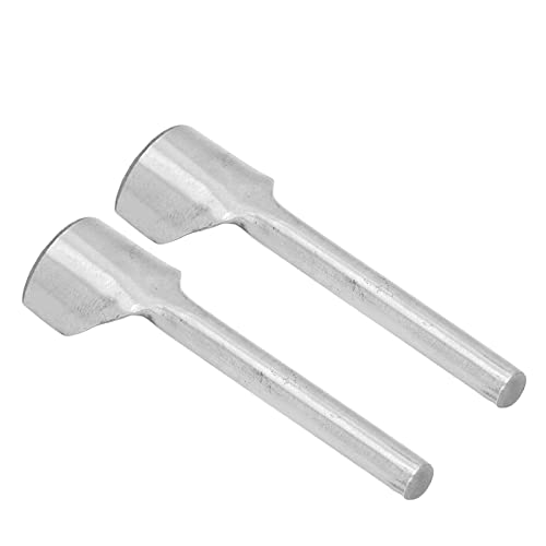 2pcs Halb Runde Lederschneider -Werkzeug mit Stahlpunsch -Bastel -Set -Kit für Gürtelgurt, Effizient und Langlebig (25mm) von Eacam