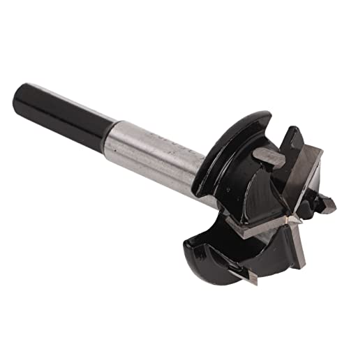 3 Flötenholzscharnierlochöffner Bit, Hex Shank Robuster Bohrer für Kiefern, Kunststoff, 35 Mm Durchmesser von Eacam