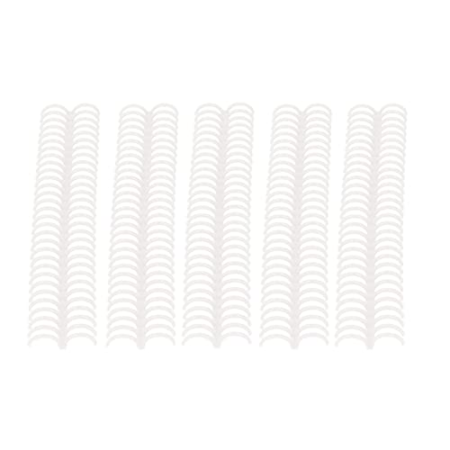 30 Loch Lose Blattbindungsstreifen, 22 Mm Innendurchmesser, 10 Pcs Kunststoffbindungsringe, Verschleiß Resistent, für Büro- und Schülergebrauch (Transparent) von Eacam