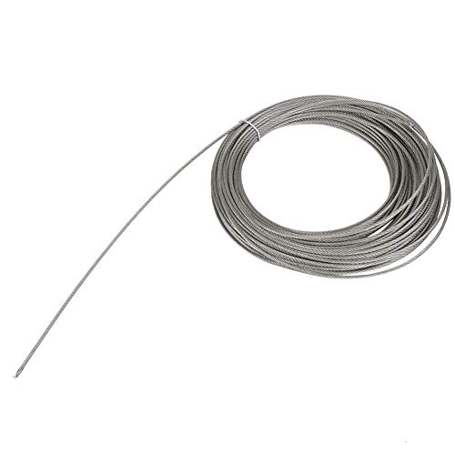 304 Edelstahl -Kabeldrahtseil, Hartstahldraht Zum Anheben von Fischen, 20 M 2/2,5/3mm (Eacamg45s9ymhet-01) von Eacam
