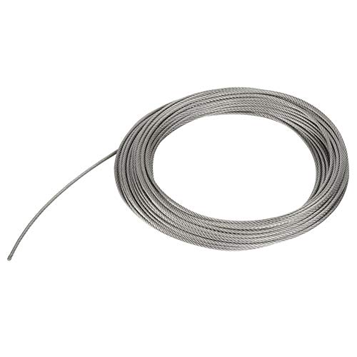 304 Edelstahl -Kabeldrahtseil, Hartstahldraht Zum Anheben von Fischen, 20 M 2/2,5/3mm (Eacamg45s9ymhet-02) von Eacam