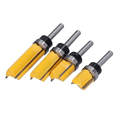 4pcs Flush -Trim -Router -Bit, Muster Gerade Lagerfräsen, 19 Mm Durchmesser 1/4in Shank, mit Aufbewahrungsbox für CNC, Handheld, Desktop -tragbarer Planer 4pcs Flush -Trim -Router -Bit, Muster Gerade Lagerfräsen, 19 Mm Durchmesser 1/4in Shank, mit Aufbewahrungsbox für CNC, Handheld, Desktop -tragbarer Planer von Eacam