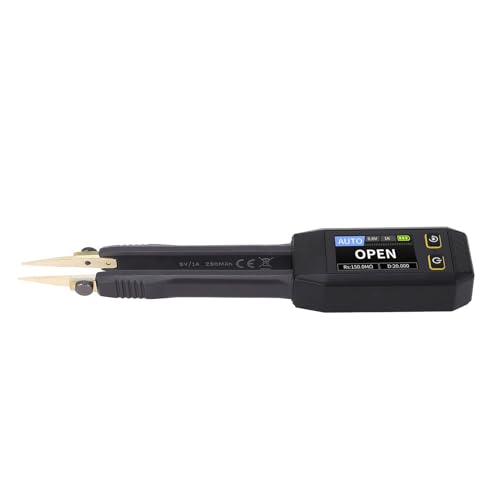 Digitaler Pinzettenstester, Hohe Genauigkeit Compact SMD ESR Handheld Multimeter -Pinzette mit Farbanzeige, Magnetsieg, USB -Ladung, ABS und Leichtmetallstahlmaterial für Digitaler Pinzettenstester, Hohe Genauigkeit Compact SMD ESR Handheld Multimeter -Pinzette mit Farbanzeige, Magnetsieg, USB -Ladung, ABS und Leichtmetallstahlmaterial für von Eacam
