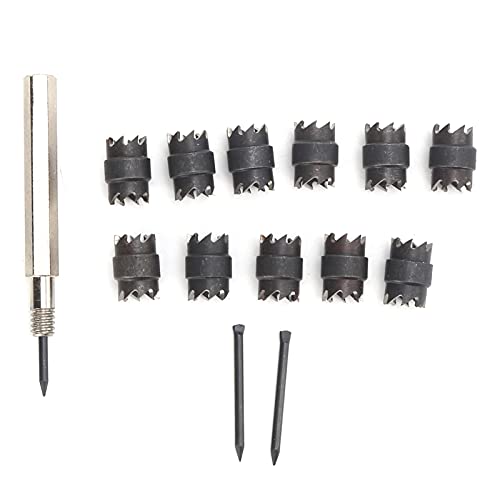 Eacam 13pcs Spot Schweißschneider -Set 3/8 -Zoll -Schnittschweißwerkzeugentferner -Kits Doppelseitiger Bohrer für Eletric Bohrer, Leicht in Material, Ideal für Edelstahl, Eisen, Eacam 13pcs Spot Schweißschneider -Set 3/8 -Zoll -Schnittschweißwerkzeugentferner -Kits Doppelseitiger Bohrer für Eletric Bohrer, Leicht in Material, Ideal für Edelstahl, Eisen, von Eacam