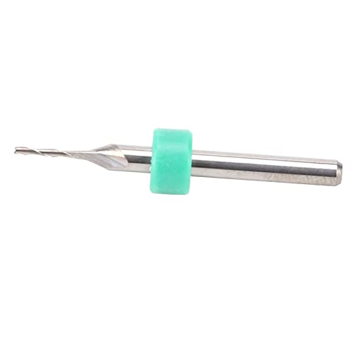 Eacam 2 Flötenkarbid -Frässchneider, Wolframstahl CNC -Endmühle, Präzise Chamfers, 2 Spiralflöten, Hochfestigkeitsmaterial, Breite Anwendung, (2 Klingen 2,4 mm (10 Stücke)) von Eacam