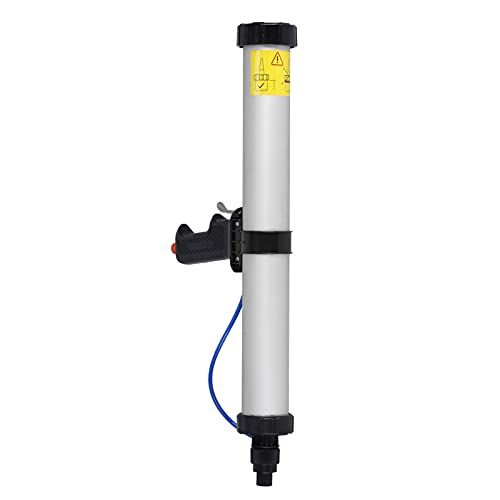 Eacam Aluminiumlegierung Kesselwaffe, Langlebige und Arbeitssparung von 600 Ml Pneumatischer Applikator für Gebäudedekoration, Solar, Autoteile, Schiffe, Behälter, die Verpflichtet von Eacam