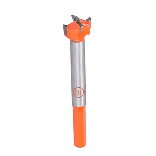 Eacam Carbid Bowing Scharnier Reamer, Holzbearbeitungsbohrer für Holz mit Sechskantgrenze, Geeignet für Festkörperholzbrett, Partikelbrett, Sperrholz (16mm) von Eacam