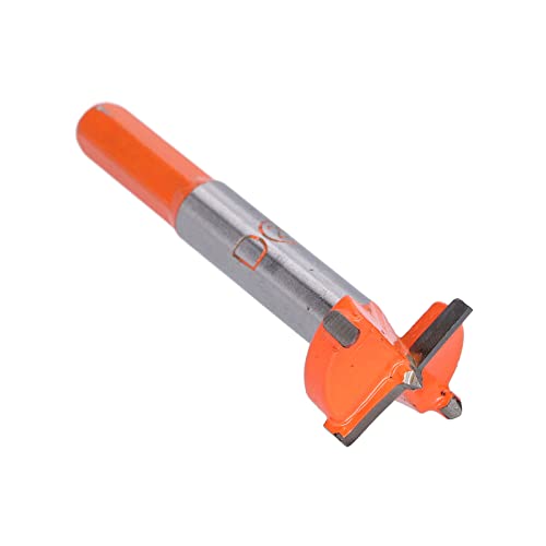 Eacam Carbid Bowing Scharnier Reamer, Holzbearbeitungsbohrer für Holz mit Sechskantgrenze, Geeignet für Festkörperholzbrett, Partikelbrett, Sperrholz (25mm) von Eacam