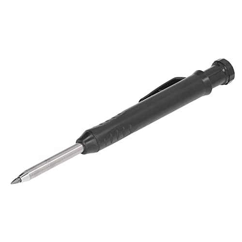 Eacam Holzbearbeitungsmarkierungsstift, Schwarzer Wolfram -Carbide -Sciber mit Nachfüllungen Zum Schreiben und Schnitzen von Projekten (Drei-Farben-Nachfüllung) von Eacam