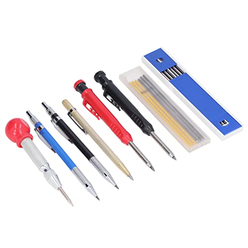 Eacam Tischler -Sciber -Markierungs -Kit, Fester Mechanischer Bleistift mit Nachfüllung, Center Punch Carbid -Marker, für Holzbearbeitung, Metall, Glas, Keramik Eacam Tischler -Sciber -Markierungs -Kit, Fester Mechanischer Bleistift mit Nachfüllung, Center Punch Carbid -Marker, für Holzbearbeitung, Metall, Glas, Keramik von Eacam