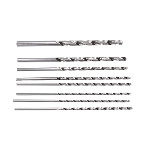 Extra Lange 200-Mm-HSS-Bohrer, Größen 4-10 Mm für Metallholz-Werkzeugkit, Schnelles Betrieb, Spitzes NIB-Design, Geeignet für Aluminium, PVC, mit Runden Schaft, Extra Lange 200-Mm-HSS-Bohrer, Größen 4-10 Mm für Metallholz-Werkzeugkit, Schnelles Betrieb, Spitzes NIB-Design, Geeignet für Aluminium, PVC, mit Runden Schaft, von Eacam