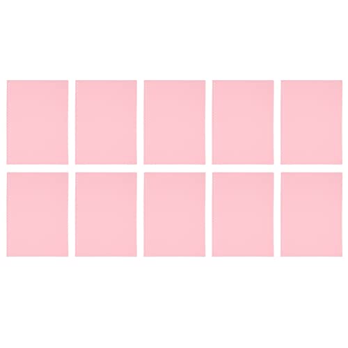 Matte Durchscheinende A4 30 Löcher PP -Kunststoffblattschutz 20pcs, Ideal für die Präsentation, Notizbuch, Bericht (Rosa) von Eacam