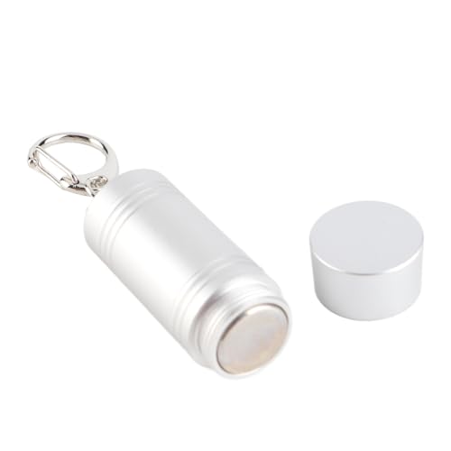 Mini Magnetic Eas Tag -Abteilung, Tragbares Eas -Etikett -Separator mit Praktisch, für Schlüssel oder Arbeitspass (Silber) von Eacam