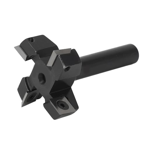 Oberflächen -Router -Bit, 1/2 -Zoll -Schaft 2 -Zoll -Schneiddurchmesser Hobel -Werkzeug für Holzbearbeitung, Zementiertes Kohlenstoffstahl mit Kohlenstoffstahl, Anti Oberflächen -Router -Bit, 1/2 -Zoll -Schaft 2 -Zoll -Schneiddurchmesser Hobel -Werkzeug für Holzbearbeitung, Zementiertes Kohlenstoffstahl mit Kohlenstoffstahl, Anti von Eacam