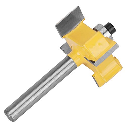 Router-Bit, Zementiertes Carbid-Fräsenschneider für Holzbearbeitung, 4--T-Schlitz-Router-Bit (mit Glattem Schneiden) (4-Blade-Ball-T-förmiges Messer 6*1/2) von Eacam