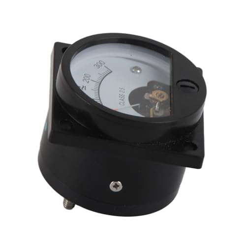 Runde Voltmeter, ABS-Analogfeldmessgerät, Genaues Werkzeug Zum Messen, SO-45 AC 0-300 V, mit Einfacher Installation, Haltbarem Material, Klarer Skala für Hohe Genauigkeit von Eacam