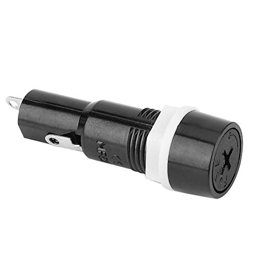 Sicherung Halter, Nuss-und Löt Klemmen, Hoch Leistungs Kunststoff und Metall, 20 Stück, Stabile Leistung, 5x20mm Sicherung, Schwarz, 250V, 10A, für Elektrische Geräte Sicherung Halter, Nuss-und Löt Klemmen, Hoch Leistungs Kunststoff und Metall, 20 Stück, Stabile Leistung, 5x20mm Sicherung, Schwarz, 250V, 10A, für Elektrische Geräte von Eacam