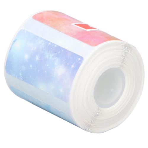 Thermalpapierrolle, 310 Blätter 40x20mm 4 Muster Tintenloses Druckpapier, Robust und Wasserfest, Ideal für Bekleidungsetiketten, Lebensmitteletiketten, Supermärkte mit Thermalpapierrolle, 310 Blätter 40x20mm 4 Muster Tintenloses Druckpapier, Robust und Wasserfest, Ideal für Bekleidungsetiketten, Lebensmitteletiketten, Supermärkte mit von Eacam